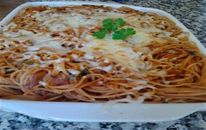 Espaghetti Con Salsa De Tomate Casero
