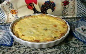 Quiche De Puerro, Zanahoria, Bacon Y Morcilla
