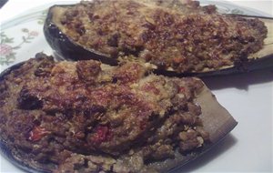 Berenjenas Rellenas De Carne Picada
