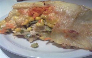 Pastel De Pollo Y Hortalizas
