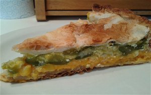 Tarta Light De Revueltos De Zapallitos, Con Calabaza Y Choclo
