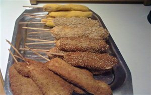 Pinchos  De Pollo - Rebozados Varios (opciones Varias De Distintos Pinchos)
