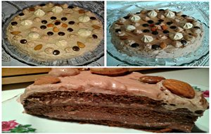 Torta Postre "chocolates".
