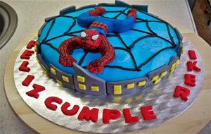 Tarta Spiderman
