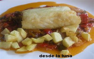 Fritada De Pimientos Con Bacalao
