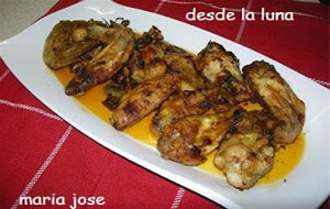 Alitas De Pollo Adobadas
