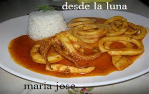 Arroz Con Calamares Picantes (o No)
