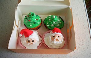 Cup Cakes Papa Noel
