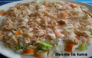 Ensalada Marinera De Arroz Blanco
