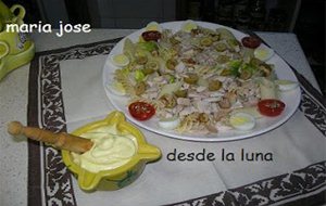 Ensalada De Pollo Asado Con Mahonesa
