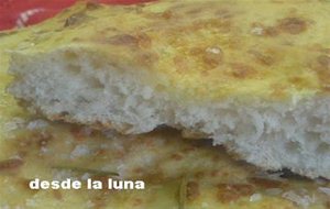 Focaccia Con Mozzarella Y Romero
