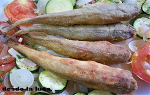Lluçets De Platja (merlucitas)con Verduras Al Horno
