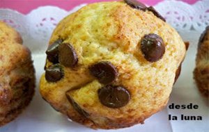 Muffins De Plátano Y Chocolate
