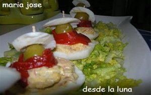 "navarricos" (huevos Rellenos)
