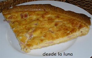 Quiché De Jamón Y Queso
