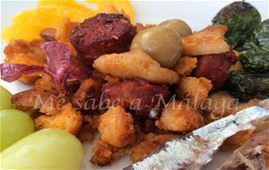 Migas Con Chorizo
