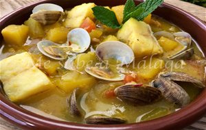 Guiso De Calabaza Con Bacalao Y Almejas
