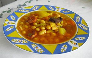 Potaje De Garbanzos Con Judias
