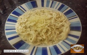 Espaguetis Con Nata