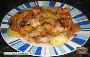 Pollo Al Horno Con Variaditos