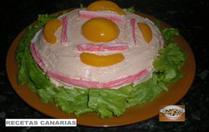 Pastel De Surimi Y Melocotón