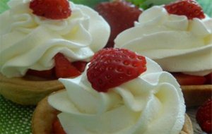 Tartaletas De Fresas Con Nata Para San Velntín