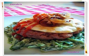 Hamburguesa Con Judías Verdes
