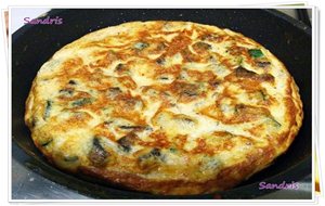 Tortilla De Morcilla Y Calabacin
