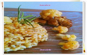 Arroz Con Coliflor Y Costillas De Cerdo
