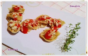 Pasta Fresca Casera Rellena De Carne Picada Al Vino Tinto
