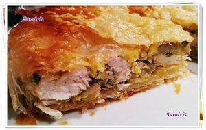 Pastel De Pollo Con Masa Filo
