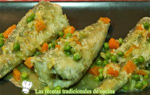 Receta Fácil De Merluza En Salsa Jardinera
