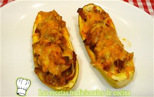 Calabacines Rellenos De Carne
