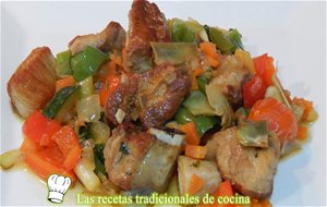 Receta De Costillas De Cerdo Con Verduras
