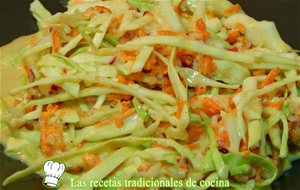 Receta Fácil De Ensalada Agridulce De Repollo Y Zanahorias
