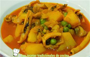 Receta Fácil De Calamares Guisados Con Patatas
