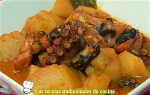 Receta De Estofado De Pulpo Con Patatas
