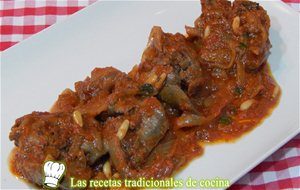 Receta De Higaditos De Pollo Con Tomate Y Cebolla
