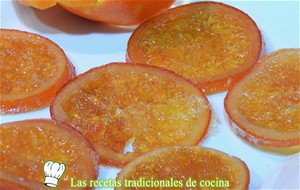 Naranja Confitada En Rodajas
