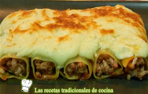 Receta De Canelones De Pollo Y Paté
