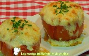 Receta Fácil De Tomates Rellenos De Carne
