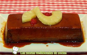 Receta De Flan De Piña
