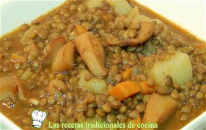 Receta De Lentejas Con Choco
