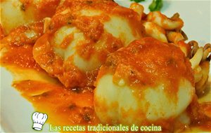 Receta Fácil De Sepia En Salsa Americana
