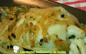 Receta Fácil De Sepia Encebollada
