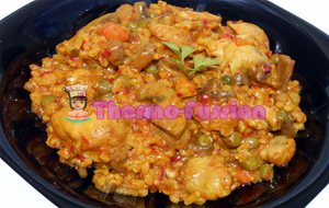 Arroz Integral Con Verduras Y Pollo Fussioncook