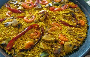 Paella De Atún Y Verdura
