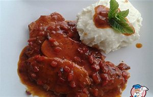 Filetes De Lomo De Cerdo En Salsa
			