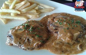 Filetes Rusos Con Salsa De Champiñon
			