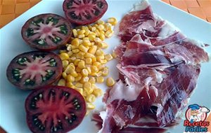 Jamón De Jabugo Con Tomates Ibéricos
			